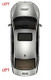 Adria Motorhome Rear Back Tail Light Including Bulb Holder Left 2014> Genuine