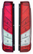 Iveco Daily Mk5 Rear Back Tail Light Lamp Pair 5/2014 Onwards