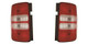 Volkswagen VW Caddy Rear Back Tail Light Lamp (2 Rear Doors) Pair 10/2010-2015