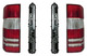 Mercedes Merc Sprinter Rear Tail Light Lamp with Bulb Holder Pair 2006-2018