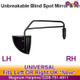 Construction Off Road Tractor Unbreakable Blind Spot Mirror & Arm Assy 51cm Dia