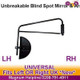 Construction Off Road Tractor Unbreakable Blind Spot Mirror & Arm Assy 550mm Dia