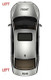 Adria Motorhome Mirror Medium Arm Electric Heated O/S Left (LHD) 2006> Genuine