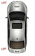Auto Sleepers Motorhome Mirror Long Arm Manual Adjust O/S Left 2006> LHD Genuine