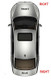 Mercedes Merc Citan Door Mirror Back Cover Right Black 2012 Onwards