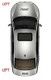 Benimar Motorhome Mirror Extended Arm Electric Adjust O/S Left 94-06 LHD Genuine