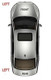 Globecar Motorhome Mirror Long Arm Manual Adjust O/S Left 2006> LHD Genuine
