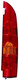 Nissan Kubistar Rear Tail Light Lamp (Fits 2 Rear Door Model) Right 2003-2010