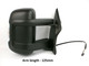Adria Motorhome Mirror Medium Arm Electric Heated Drivers O/S Right Genuine 06>