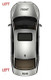 Adria Motorhome Mirror Short Arm Electric Heated Passenger N/S Left Genuine 06>