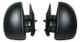 Auto Trail Motorhome Mirror Short Arm Electric Adjust Heated Pair Genuine 94-06