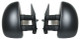 Dethleffs Motorhome Mirror Medium Arm Electric Adjust Heated Pair 94-06 Genuine