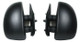 Globecar Motorhome Mirror Short Arm Electric Adjust Heated Pair Genuine 94-06