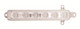Citroen Berlingo Daytime Running Light Lamp Chrome Inner LED Left 3/2012-4/2016