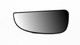 Auto Cruise Motorhome Mirror Glass Lower Wide Angle Heated Left 2006> Genuine