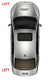 Rimor Motorhome Mirror Glass Heated Upper Convex Left 2006> 71748246 Genuine