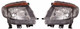Ford Ranger Headlight Headlamp Black Inner Amber Indicator Pair 8/2011-2/2016