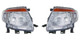 Ford Ranger Headlight Headlamp Chrome Inner Amber Indicator Pair 8/2011-2/2016