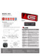 Rubbolite LED Trailer Light Lamp 16-32V Homogeneous Right - 900/01/04 Genuine
