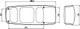 Auto Cruise Motorhome Rear Back Tail Light Lamp Right Genuine Hella Caraluna