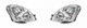 Genuine Iveco Daily Headlight Lamp Pair 7/2011-9/2014 - 5801375413 5801375414