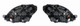 Iveco Daily Headlight Lamp Pair 7/2011-9/2014 - 5801375413 5801375414 Genuine