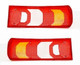 Mercedes Merc Arocs Rear Back Tail Light Lamp Lens Only Pair 2013 Onwards