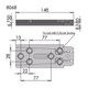 Ace A Class Motorhome Mirror Arm Wedge Bracket Length 148mm 