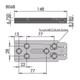 Auto Sleepers A Class Motorhome Mirror Arm Wedge Bracket Length 148mm 