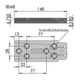 Bailey A Class Motorhome Mirror Arm Wedge Bracket Length 148mm 