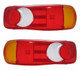 Elddis Accordo Motorhome Rear Back Tail Light Lens Only Pair