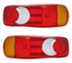 Citroen Relay Chassis Cab Rear Back Tail Light Lamp Lens Only Pair 2011 Onwards