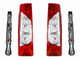 Citroen Dispatch Rear Back Tail Light With Bulb Holder Pair 2007-4/2017 Genuine