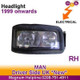 Man L2000 M2000 Headlight Headlamp Manual Levelling Drivers O/S Right 1999>