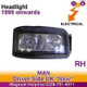 Man Lion S Star Headlight Headlamp Electric Levelling O/S Right 1993 Onwards