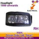 Man Lion's S Star Headlight Headlamp Manual Levelling O/S Right 1993 Onwards