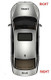 Mercedes Mercs MP3 Main Mirror Back Cover Casing Chrome Right 6/2008 Onwards
