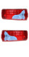 Man TGA TGL TGM TGS Rear Back Tail Light Lamp Lens Only Pair 2005 Onwards