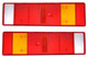 Daf CF LF XF95 XF105 Rear Back Tail Light Lamp Lens Only Pair 1998-2013