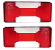 Iveco Daily Rear Back Tail Light Lamp Lens Only Universal Fit 2006 Onwards Pair