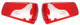 Mercedes Merc Sprinter Rear Back Tail Light lamp Lens Only Pair 2006 Onwards