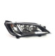 Adria Motorhome Headlight Headlamp Black Inner 5/2014> Pair Genuine