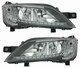 Chausson Motorhome Headlight Lamp With LED DLR Chrome Pair Genuine 2014>