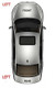 Citroen Relay Dashboard Air Vent Diffuser Right Grey 2006-2011 Genuine 735421260