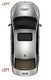 Fiat Ducato Dashboard Air Vent Diffuser Right Grey 2006-2011 Genuine 735421260
