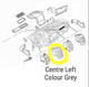 Fiat Ducato Interior Dashboard Air Vent Diffuser Grey Left 2006-2011 Genuine