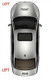 MAN TGS Front Cab Dropwing Mudguard Left Grey 2007-2013