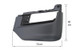 MAN TGS Euro 6 Lower Bumper With Fog Light Holes Grey Left 2014-2020