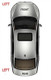 MAN TGS Euro-6 Front Cab Dropwing Mudguard Left Grey 2014-2020