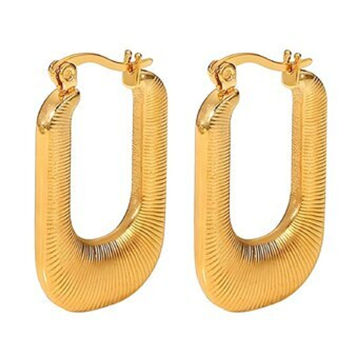 Golden Dawn,18K gold plated Stainless steel earrings